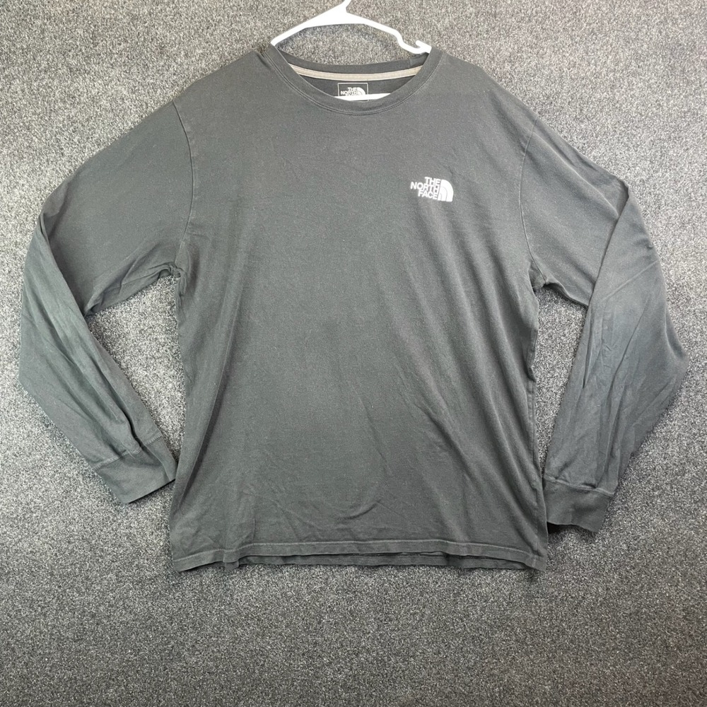 The North Face Never Stop Exploring Graphic T-Shirt Mens Large Black Long Sleeve